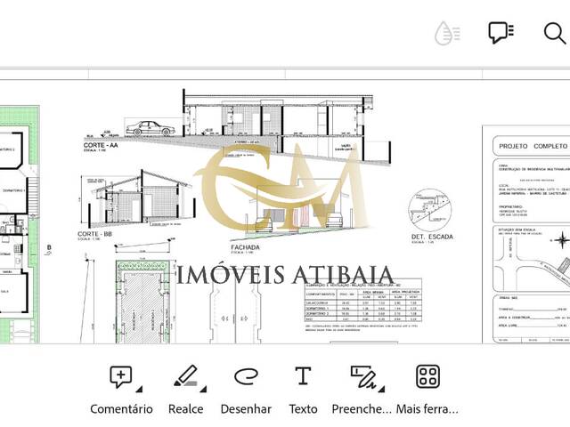 #1307 - Casa para Venda em Atibaia - SP - 1