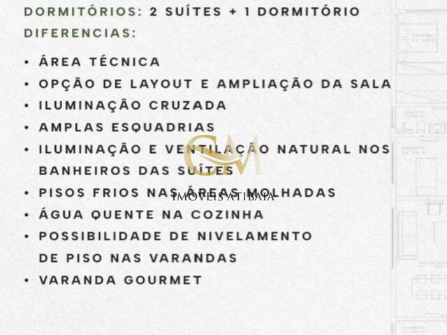 #1476 - Apartamento para Venda em Atibaia - SP - 3