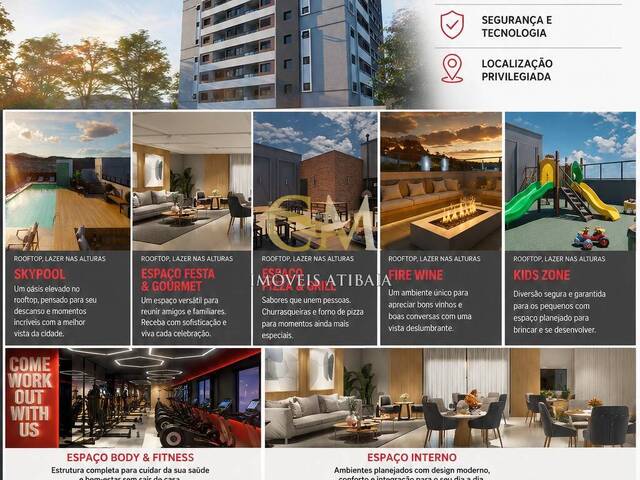 #1978 - Apartamento para Venda em Atibaia - SP - 1