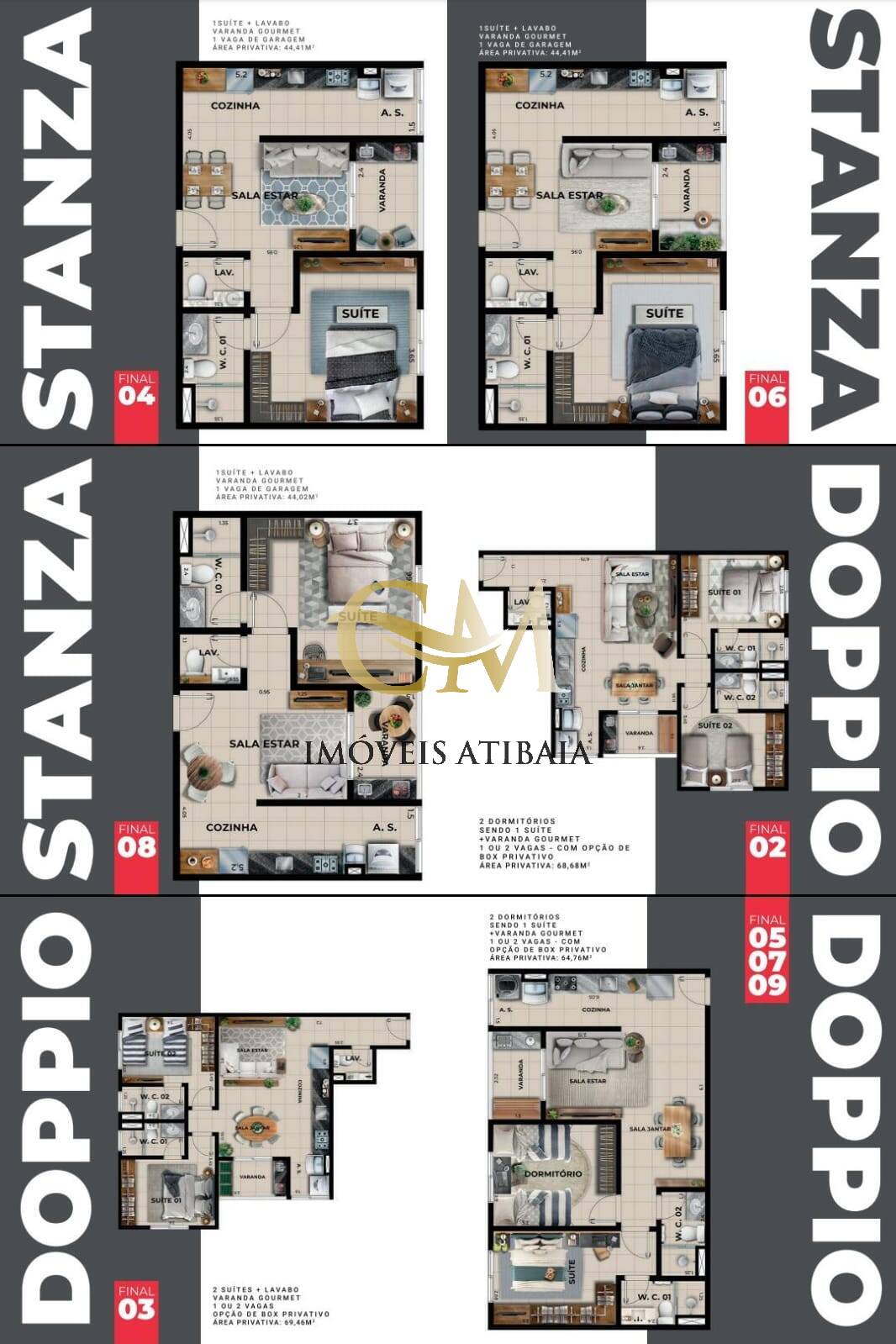 Apartamento, 1 quarto, 69 m² - Foto 2