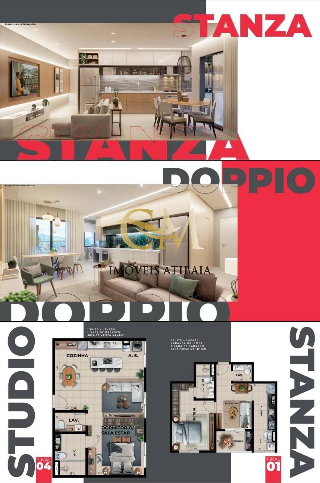 Apartamento, 1 quarto, 69 m² - Foto 3