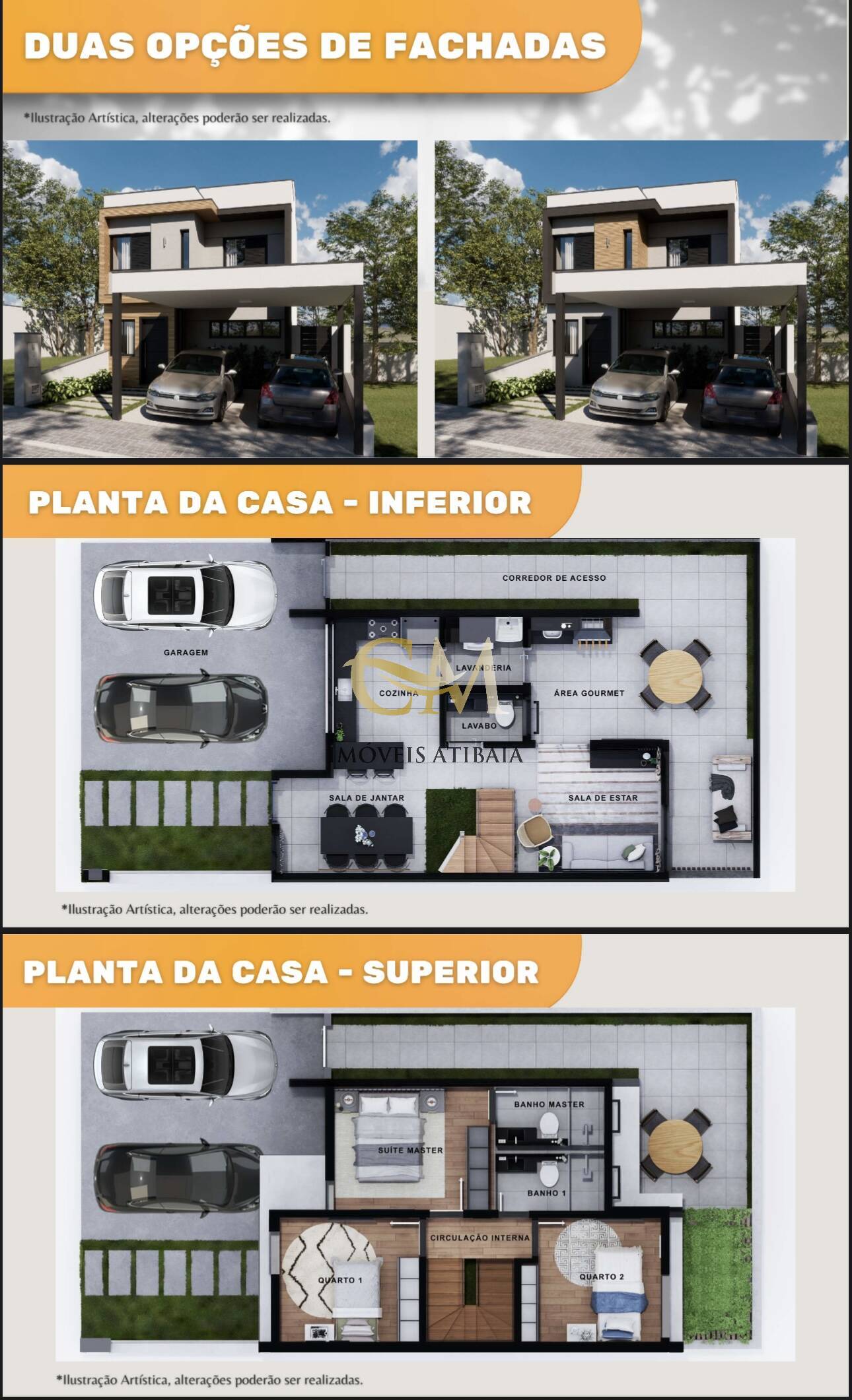 Casa de Condomínio, 3 quartos - Foto 3
