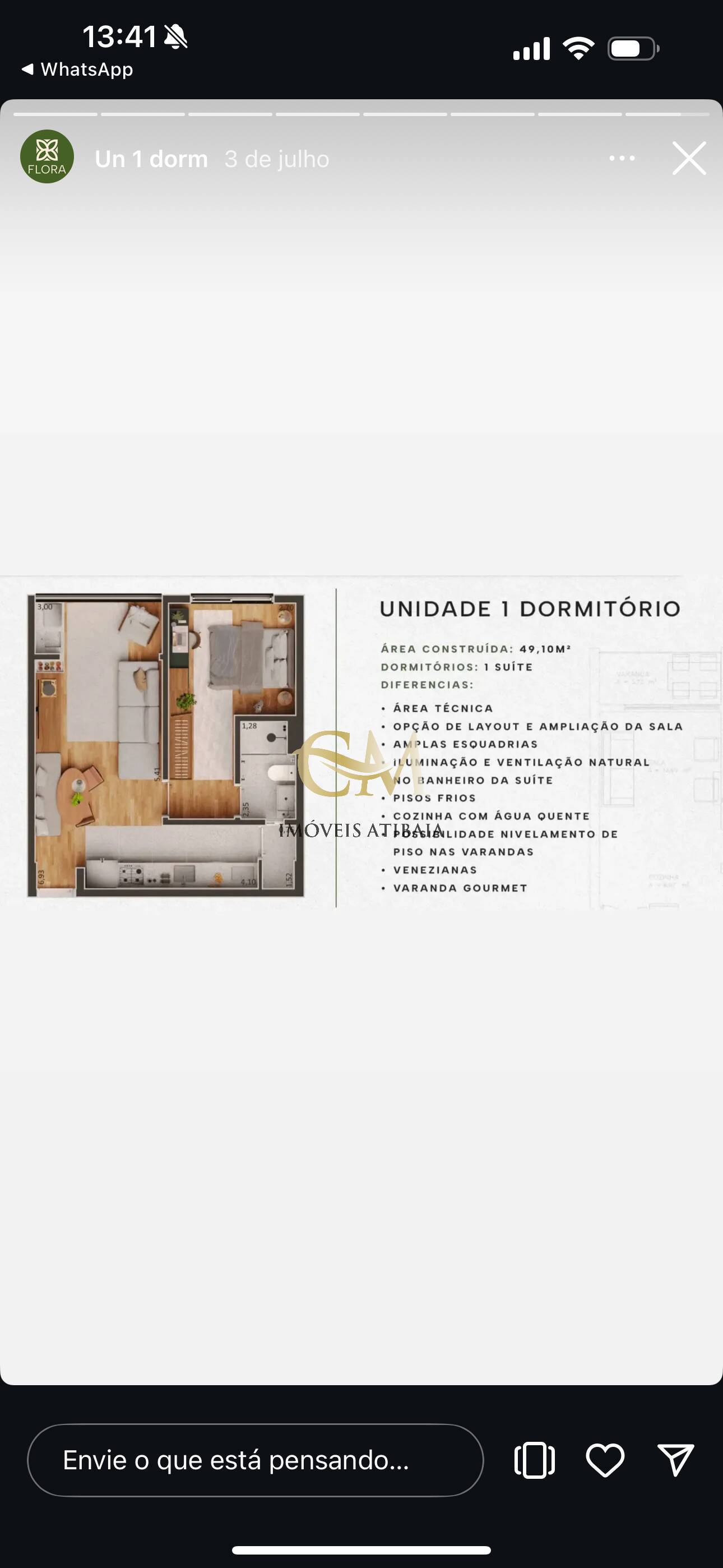 Apartamento à venda com 1 quarto, 48m² - Foto 2