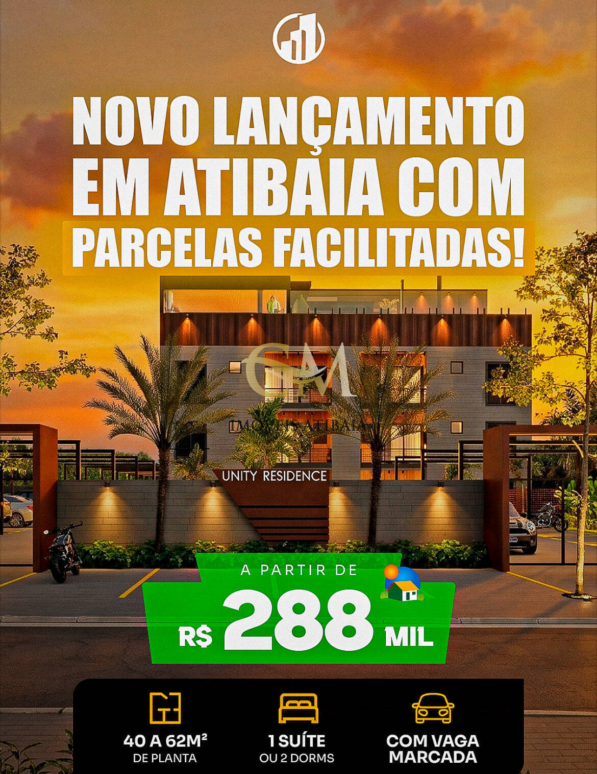 Apartamento, 2 quartos, 62 m² - Foto 1