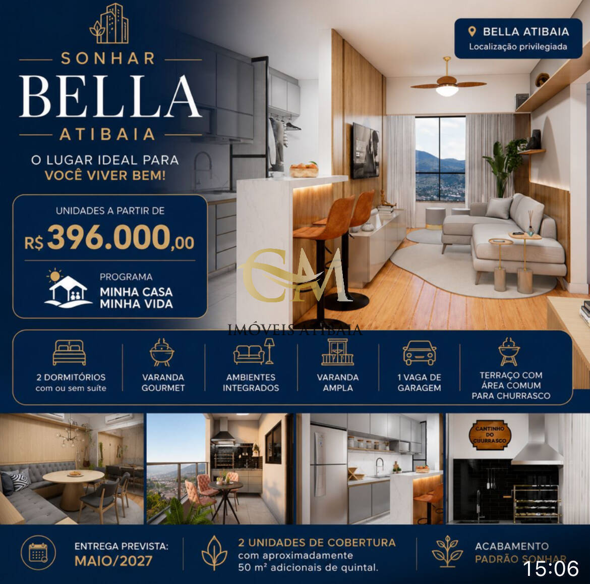 Apartamento, 2 quartos, 59 m² - Foto 1